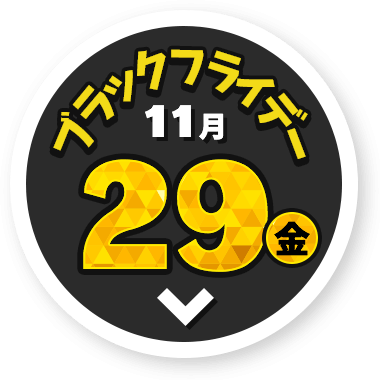 11/29（金）ブラックフライデー