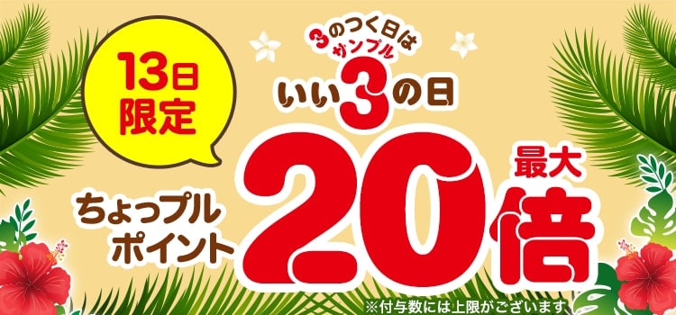 3のつく日はいいサンプルの日♪