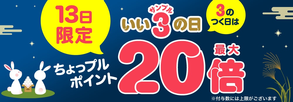 3のつく日はいいサンプルの日♪
