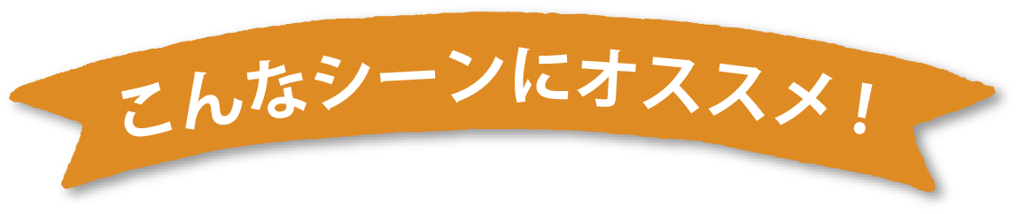 こんなシーンにオススメ!
