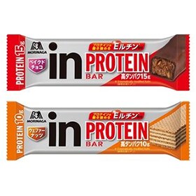 森永製菓 inバープロテイン ベイクドチョコ／inバープロテイン ナッツ