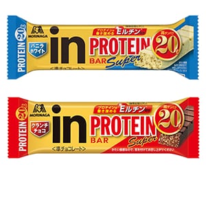 inバープロテイン SUPER クランチチョコ／バニラホワイト