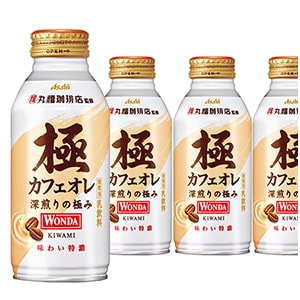 ワンダ 極 カフェオレ ボトル缶 370g