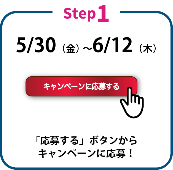 「応募する」ボタンからキャンペーンに応募！