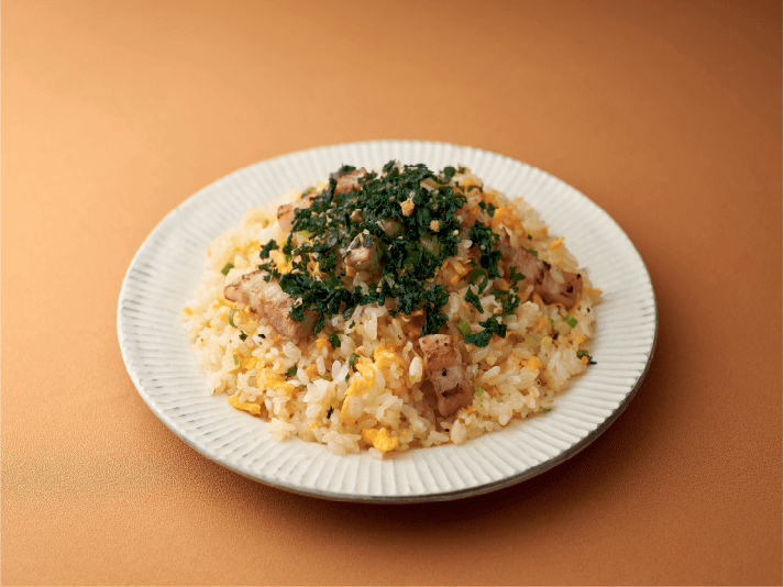 ゴロっと豚肉の生姜ねぎ塩チャーハン（生姜香るねぎ塩味）