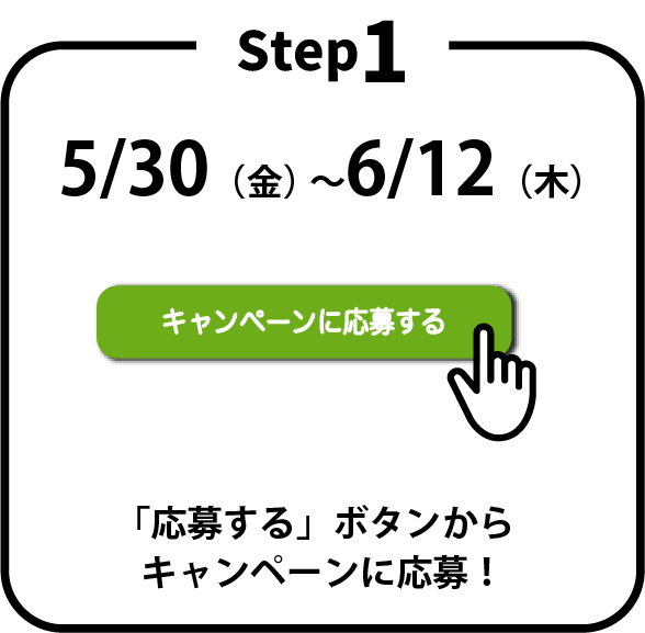 「応募する」ボタンからキャンペーンに応募！