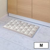 [Mサイズ(52×40cm)/ベージュ]karari 珪藻土フィットタイルバスマット