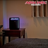APIX(アピックス)/LED蚊取り捕虫器 (夜間自動運転/薬剤不要/静音)/AIC-10X-BK