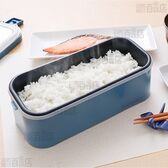 [藍色] サンコー/おひとりさま用 超高速弁当箱炊飯器 (炊飯容量0.5～1.0合)/TKFCLBRC-BL