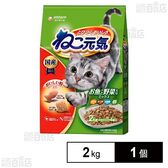 ねこ元気 お魚と野菜ミックス 2kg