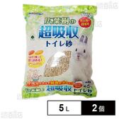 広葉樹の超吸収トイレ砂 5L