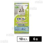 デオトイレ ふんわり香る消臭・抗菌シート ナチュラルガーデンの香り 10枚入