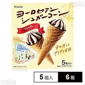 [冷凍]クラシエ ヨーロピアンシュガーコーンバニラ (56ml×5個)×6箱