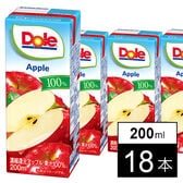 雪印メグミルク Doleアップル100％ 200ml×18本