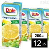 雪印メグミルク Dole グレープフルーツミックス 200ml×12本
