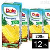雪印メグミルク Doleパイナップル100％ 200ml×12本