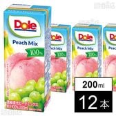 雪印メグミルク Dole ピーチミックス 200ml×12本