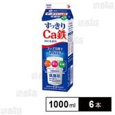 [冷蔵]雪印メグミルク すっきりCa鉄 1000ml×6本
