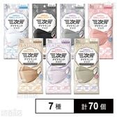 三次元ダイヤモンドマスク フリーサイズ 7種セット