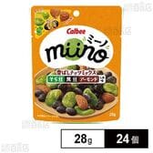 カルビー ミーノ 香ばしナッツミックス そら豆 黒豆 アーモンド しお味 28g