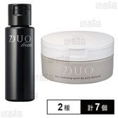 デュオ ザ クレンジングバーム ブラックリペア 90g ※店頭戻り品 / デュオメン ザ オールインワンローション 30mL