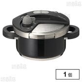 オースプラス両手圧力鍋 ブラック 3.5L