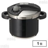 オースプラス両手圧力鍋 ブラック 5.0L