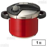 オースプラス両手圧力鍋 レッド 5.0L