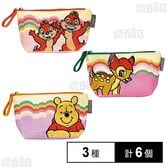 ZFP1 フラットポーチ レトロ チップ＆デール / プーさん / バンビ