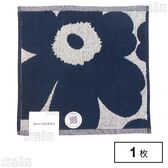 ＜ダークブルー＞マリメッコハンドタオル 30cm×30cm