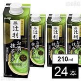 辻利 お濃い抹茶ラテ 210ml