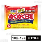 ホッカイロ ぬくぬく日和 貼る レギュラ― 10個