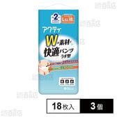アクティ Wの素材で快適パンツ うす型 L-LL 18枚入