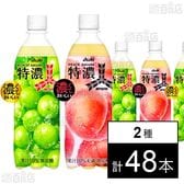 三ツ矢 特濃マスカットスカッシュ PET 500ml / 特濃ピーチスカッシュ PET 500ml