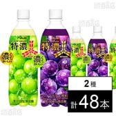 三ツ矢 特濃マスカットスカッシュ PET 500ml / 特濃グレープスカッシュ PET 500ml