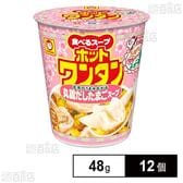 マルちゃん がんばれ！受験生 ホットワンタン 丸鶏だしたまごスープ 48g