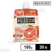 クラッシュタイプの蒟蒻畑プラス ブラッドオレンジ味 150g