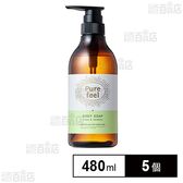 ピュアフィール ボディソープ グリーン＆ヴァーベナの香り 本体 480ml
