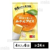 アイス シャーベット 凍らせて食べる みかんアイス 4本入