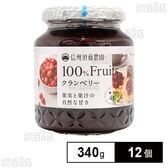 100％フルーツ クランベリー 340g