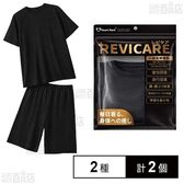 REVICARE 半袖シャツ Ladies BLACK M / ハーフパンツ Ladies BLACK M