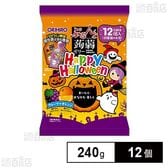 ハロウィン ぷるんと蒟蒻ゼリー パウチ グレープ＋オレンジ 240g
