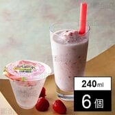 [冷凍] アイスライン たべて飲む氷イチゴフラッペ 240ml×6個