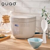 【グレージュ】QUADS(クワッズ)/マイコン式炊飯器 4合炊き(専用しゃもじ、計量カップ付/予約・自動保温機能/6つの調理モード)/QS583GB 