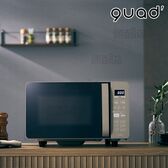 【グレージュ】QUADS(クワッズ)/電子レンジ 18L(フラット式庫内/自動調理6種/重量指定式解凍/ヘルツフリー)/QS584GB 