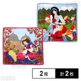 【Sleeping beauty(ローズ)/Snow white(ブルー)】フェイラーハンドタオル 25×25cm