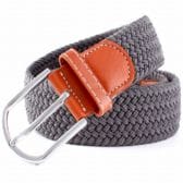 【グレー】ゴムメッシュベルト ベルト ゴム 無段階 伸びる ストレッチ ゴムベルトメッシュ 男女兼用