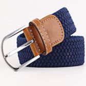 【ネイビー】ゴムメッシュベルト ベルト ゴム 伸びる ストレッチ ゴムベルト 男女兼用