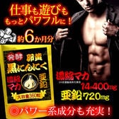 【大容量約6か月分】発酵黒にんにく卵黄＆濃縮マカ+亜鉛