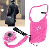 【ピンク】コンパクト買い物バッグ